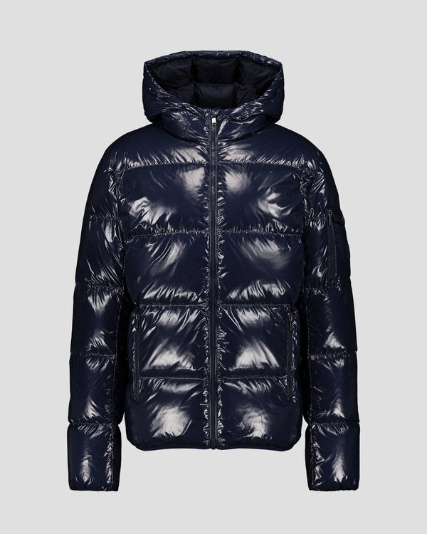 Jott Doudoune à Capuche Grand Froid Marine Java Laquée