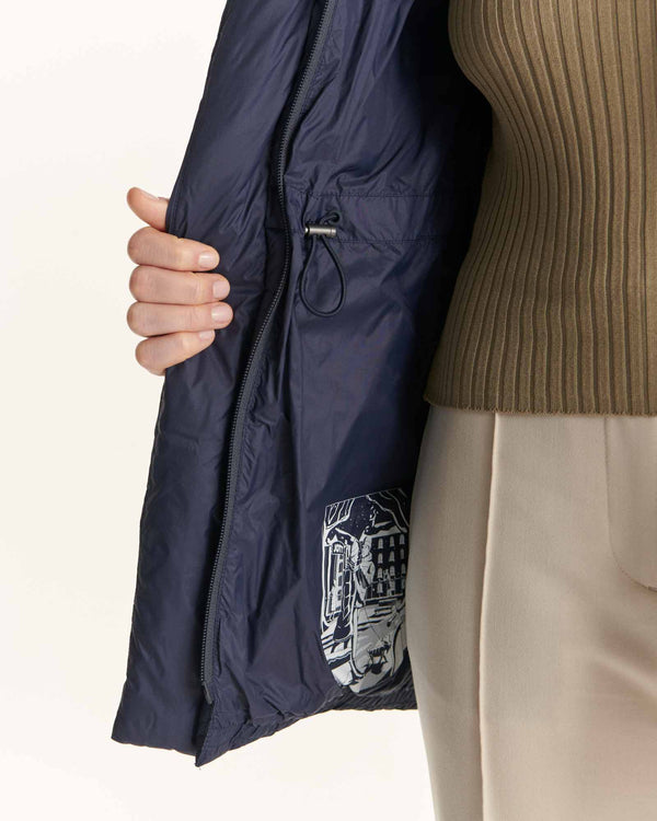 Jott Doudoune à Capuche Grand Froid Marine Luxe 2.0