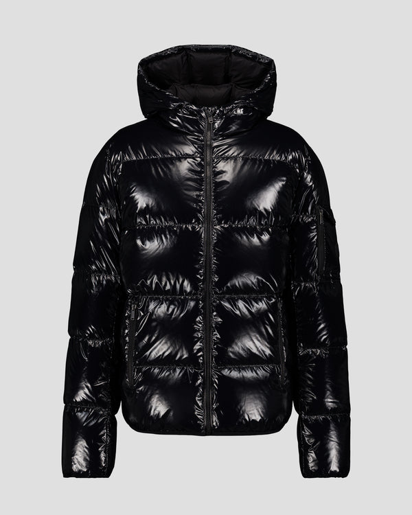 Jott Doudoune à Capuche Grand Froid Noir Java Laquée