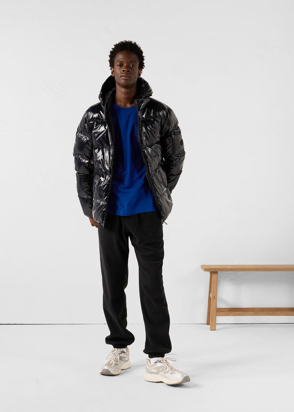 Jott Doudoune à Capuche Grand Froid Noir Java Laquée