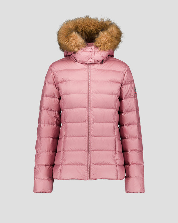 Jott Doudoune à Capuche Grand Froid Rose Antique Luxe