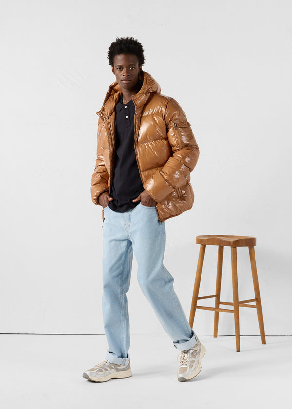 Jott Doudoune à Capuche Grand Froid Sucre Roux Java Laquée