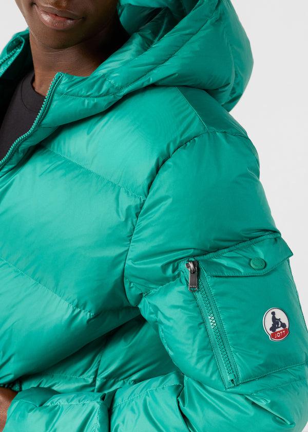 Jott Doudoune à Capuche Grand Froid Vert Persan Java