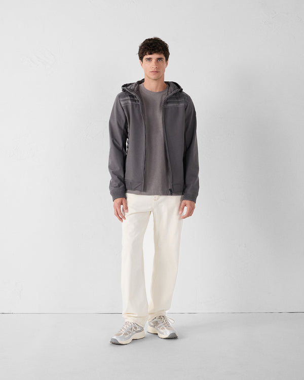 Jott Doudoune Bi-matière Softshell Anthracite Paco 2.0