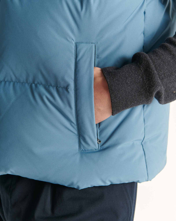 Jott Doudoune Bicolore Grand Froid Bleu Froid Sakai