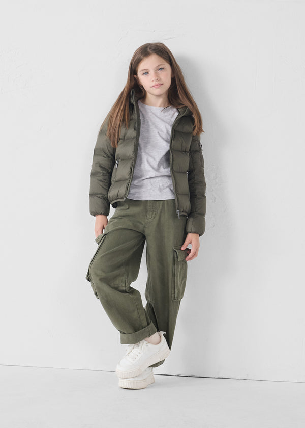 jott Doudoune enfant à capuche Grand Froid Army Kazan