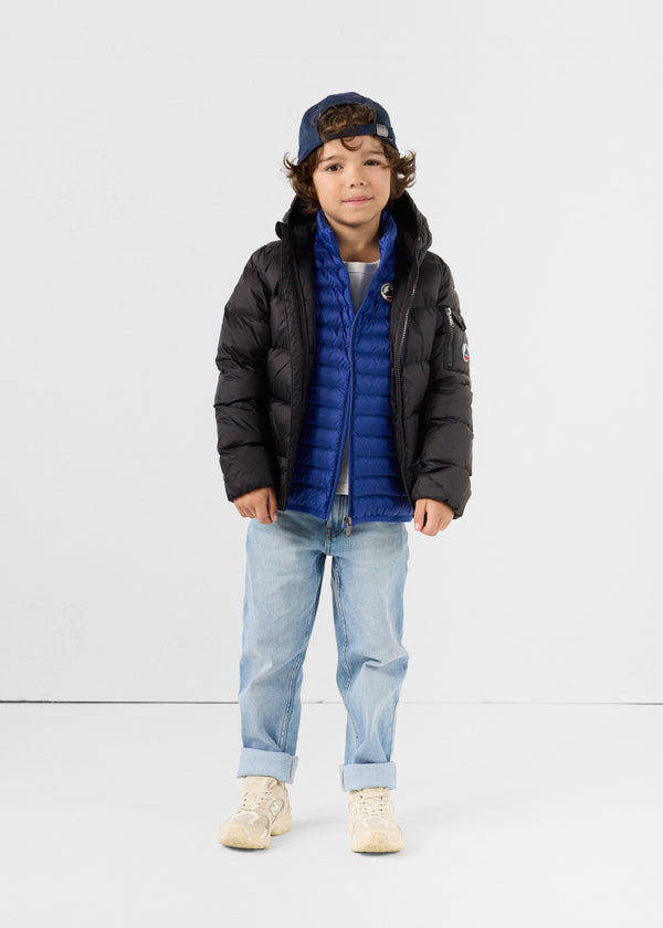 jott Doudoune enfant à capuche Grand Froid Noir Kazan