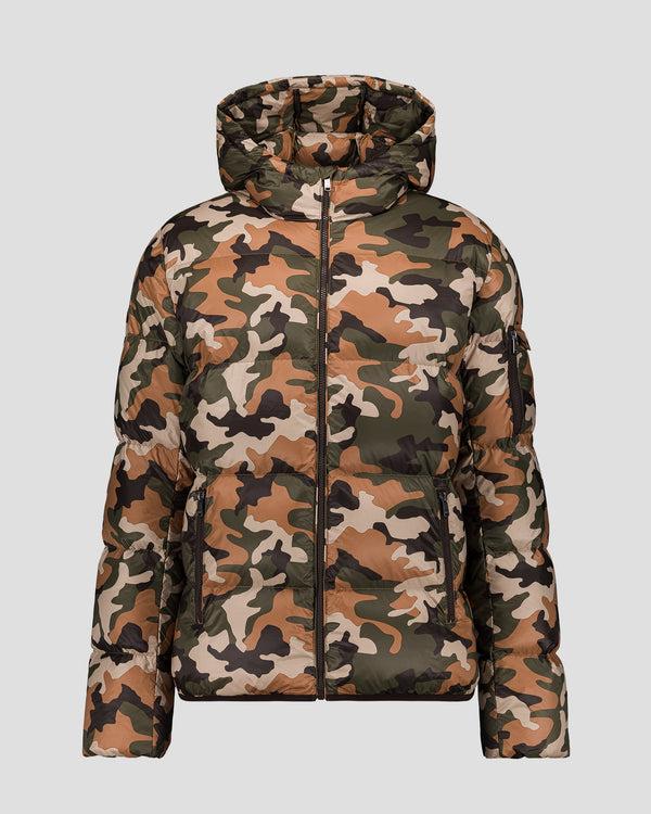 Jott Doudoune Grand Froid Camo Sucre Roux Java Print