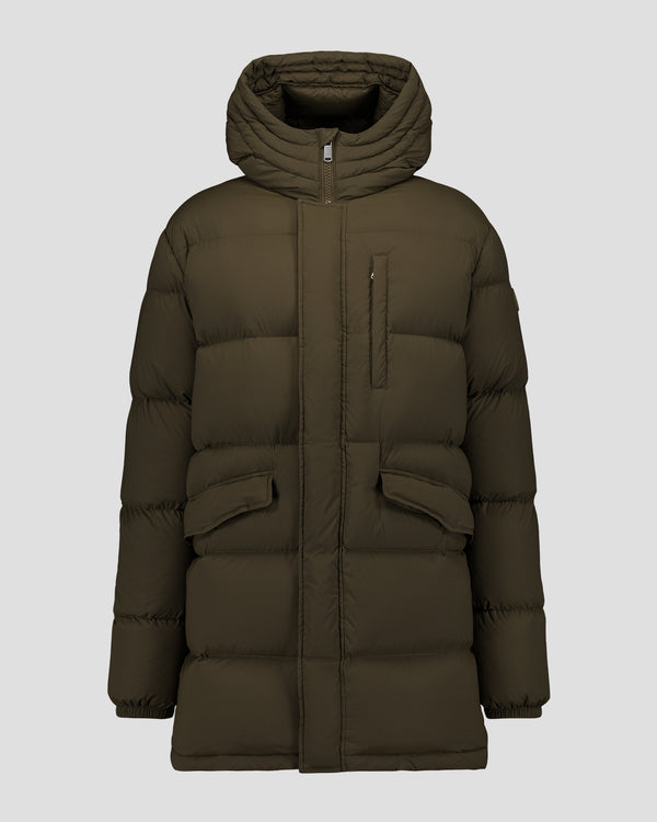 Jott Doudoune Grand Froid Stretch Mi-longue Army Scott