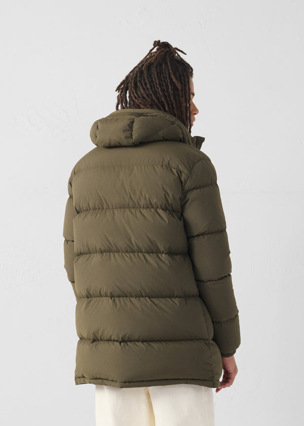 Jott Doudoune Grand Froid Stretch Mi-longue Army Scott