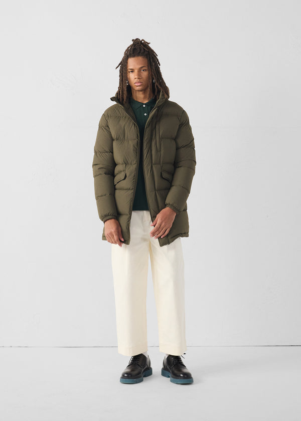 jott Doudoune Grand Froid stretch mi-longue Army Scott