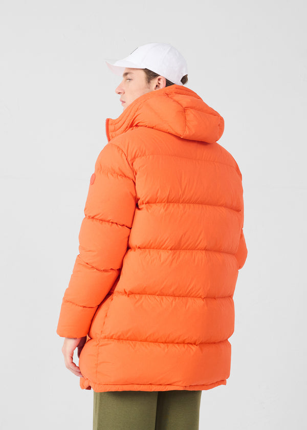 Jott Doudoune Grand Froid Stretch Mi-longue Rouge Feu Scott