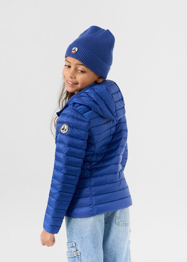 Jott Doudoune Légère à Capuche Enfant Bleu Cobalt Carla