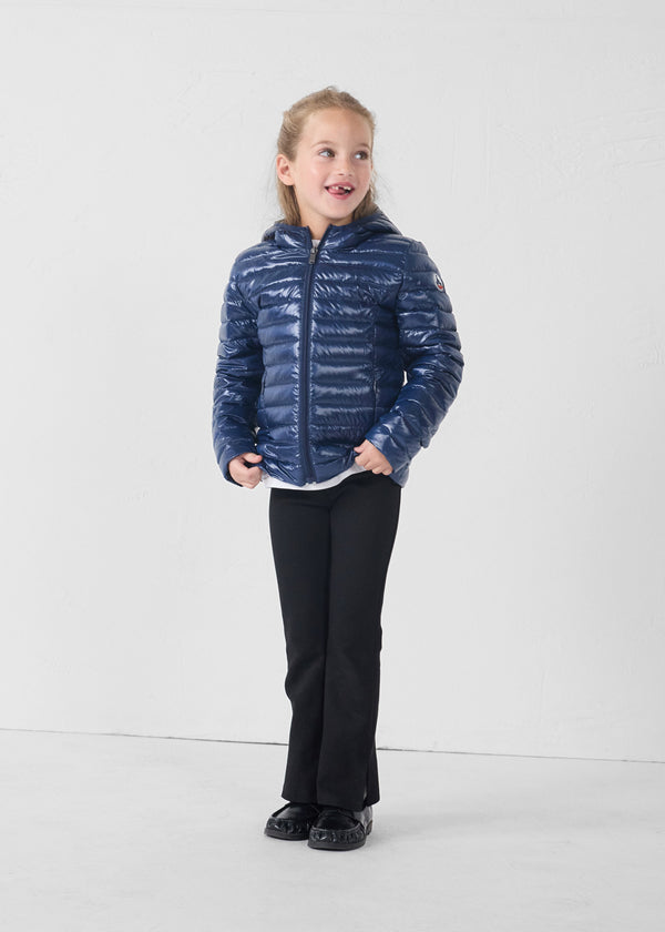 jott Doudoune légère à capuche enfant Marine Carla shiny