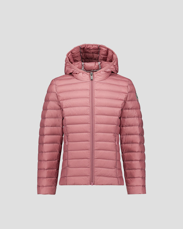 Jott Doudoune Légère à Capuche Enfant Rose Antique Carla