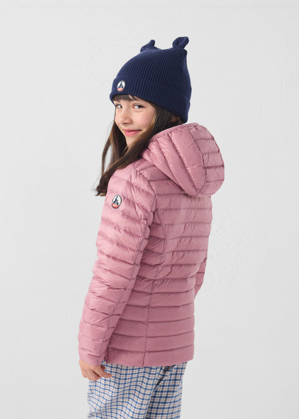 Jott Doudoune Légère à Capuche Enfant Rose Antique Carla