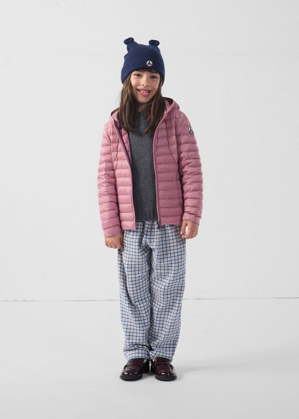 jott Doudoune légère à capuche enfant Rose antique Carla
