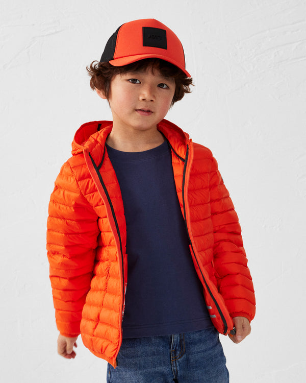 jott Doudoune légère à capuche enfant Rouge feu Hugo