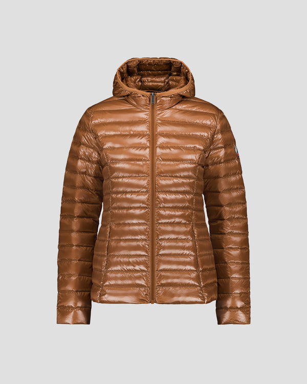 Jott Doudoune Légère à Capuche Sucre Roux Cloe Shiny