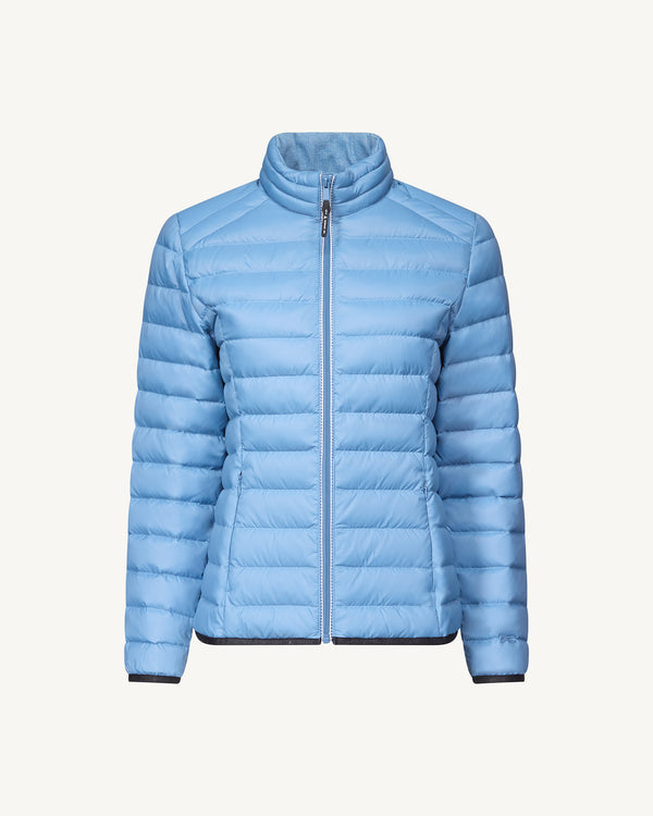 Jott Doudoune Légère Avec Détails En Denim Bleu Délavé Flight WNW JOTT X DENHAM