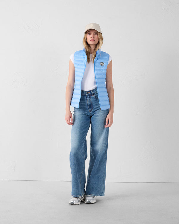 jott Doudoune légère sans manches Bleu cristal Seda