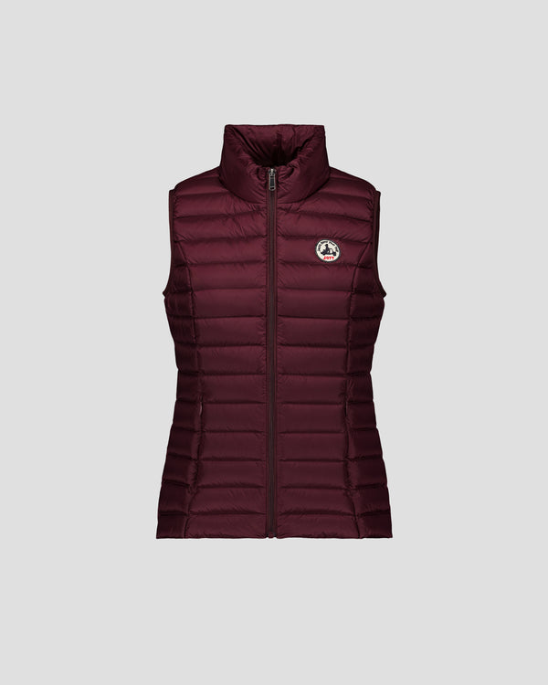 Jott Doudoune Légère Sans Manches Cerise Noire Seda