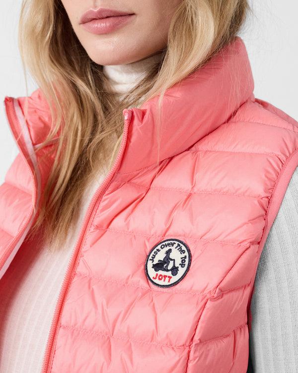 Jott Doudoune Légère Sans Manches Fuchsia Vibrant Seda