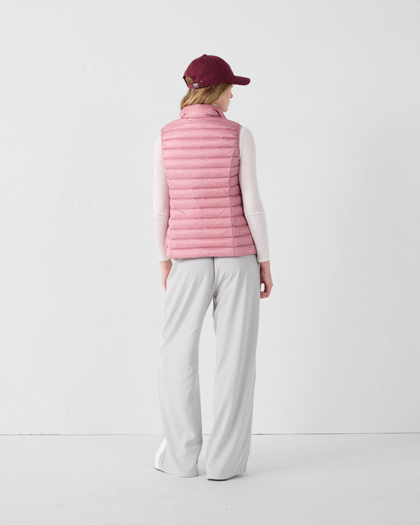 Jott Doudoune Légère Sans Manches Rose Antique Seda