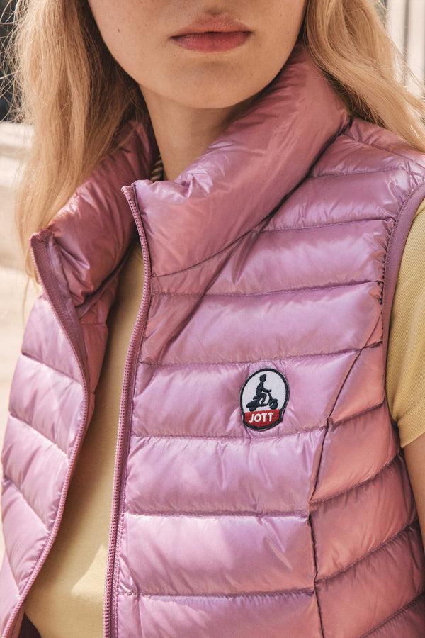 jott Doudoune légère sans manches Rose antique Seda shiny