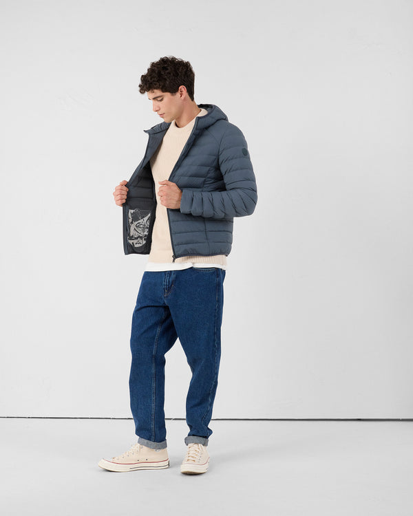 Jott Doudoune Légère Stretch à Capuche Bluestone Frantz