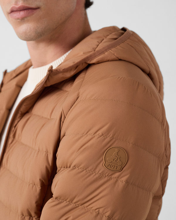 Jott Doudoune Légère Stretch à Capuche Sucre Roux Frantz