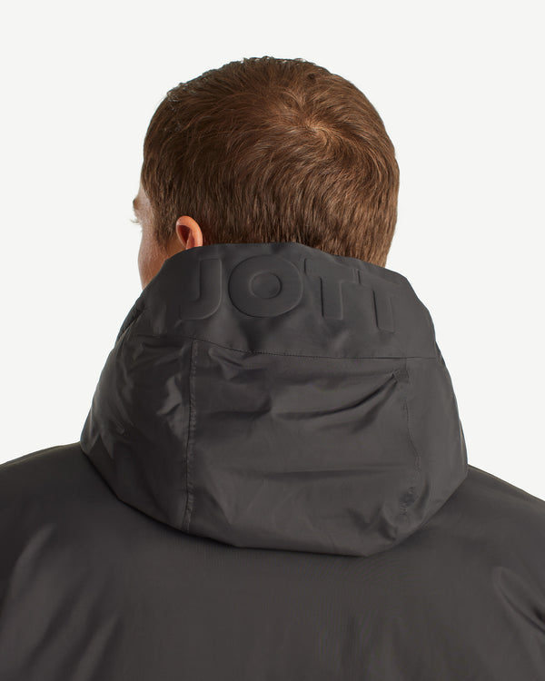 Jott Doudoune Longue Réversible à Capuche Noir Amsterdam 2.0