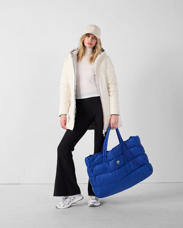 Jott Doudoune Longue Réversible Naturel/gris Glace Verone