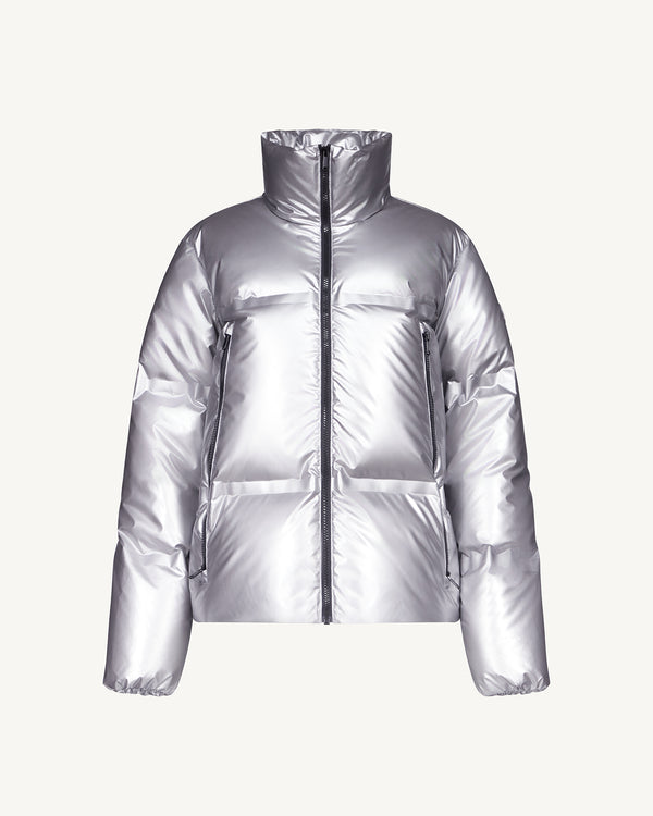 Jott Doudoune Métallique Esprit 'Puffer' Argent Flake