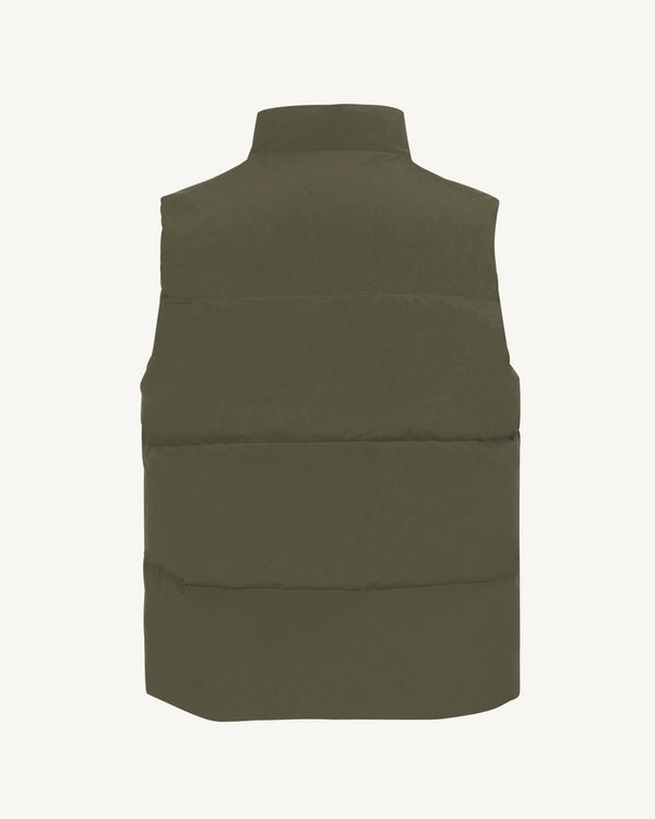 Jott Doudoune Mixte Sans Manches Esprit 'Puffer' Army Nagano