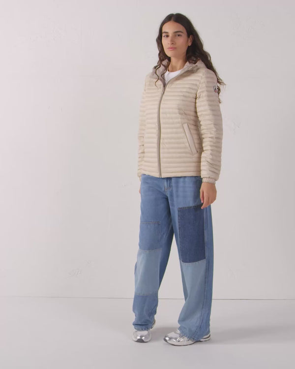 jott Doudoune réversible à capuche Ultralight Beige/Sable Bangkok 2.0