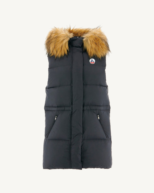 jott Doudoune sans manche à capuche Grand Froid Noir Texas 2.0