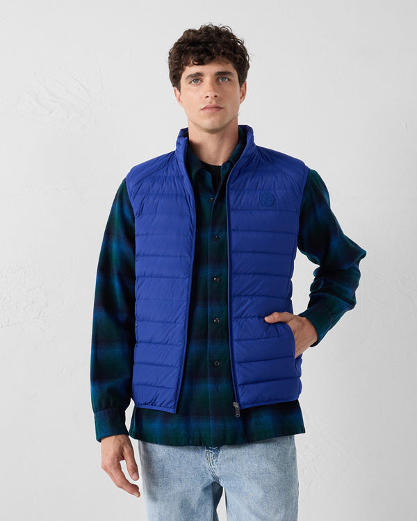 Jott Doudoune Sans Manches Stretch Bleu Cobalt Arafo