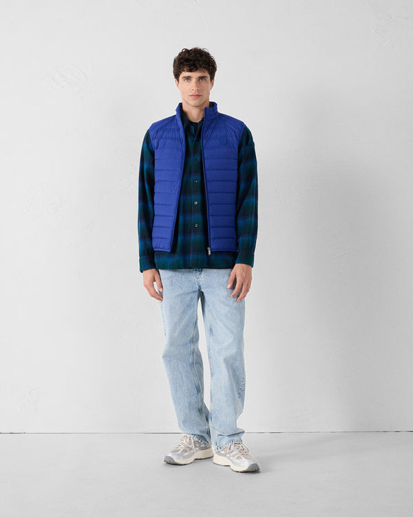 jott Doudoune sans manches stretch Bleu cobalt Arafo