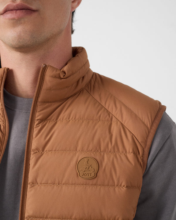 Jott Doudoune Sans Manches Stretch Sucre Roux Arafo