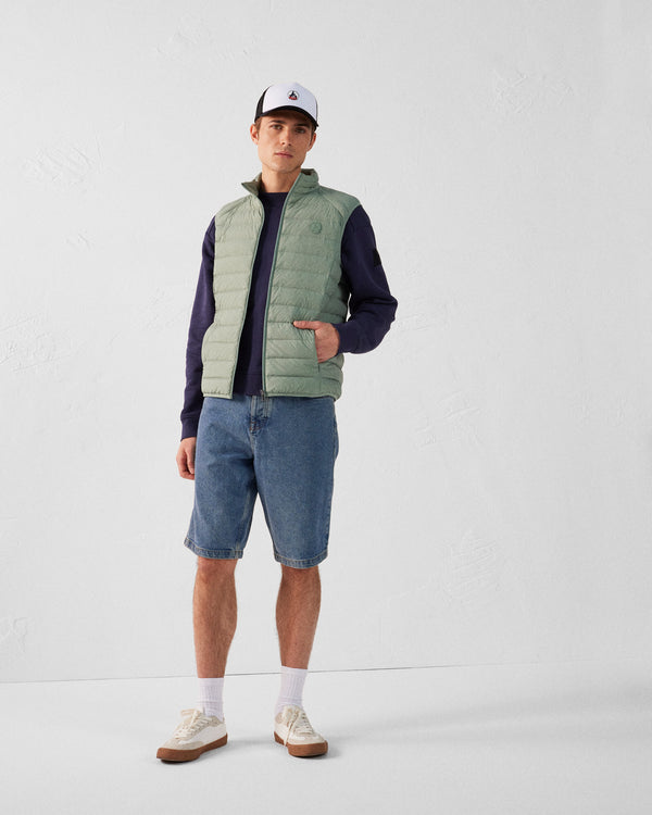 Jott Doudoune Sans Manches Stretch Vert Minéral Arafo