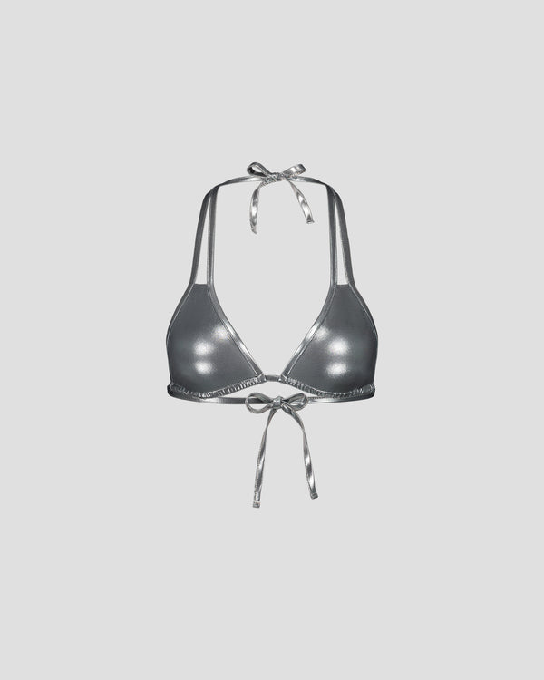 Jott Haut De Maillot De Bain Triangle Argent Assia Top