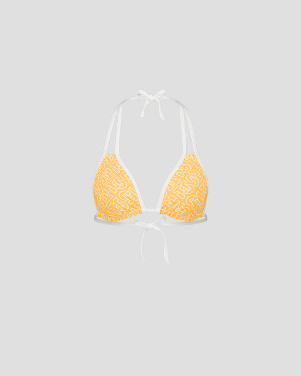 Jott Haut De Maillot De Bain Triangle Mono Tournesol Maddie Monogram Top