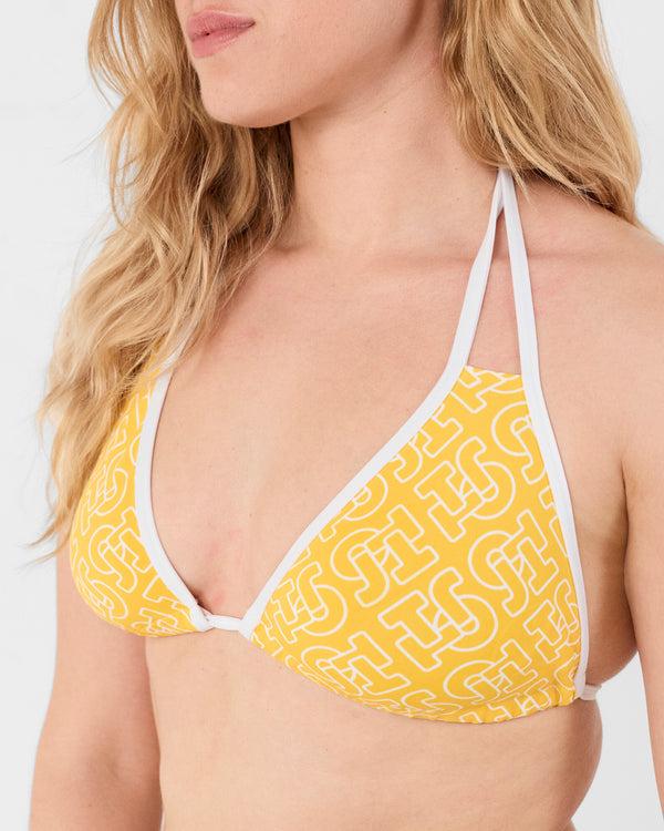 Jott Haut De Maillot De Bain Triangle Mono Tournesol Maddie Monogram Top