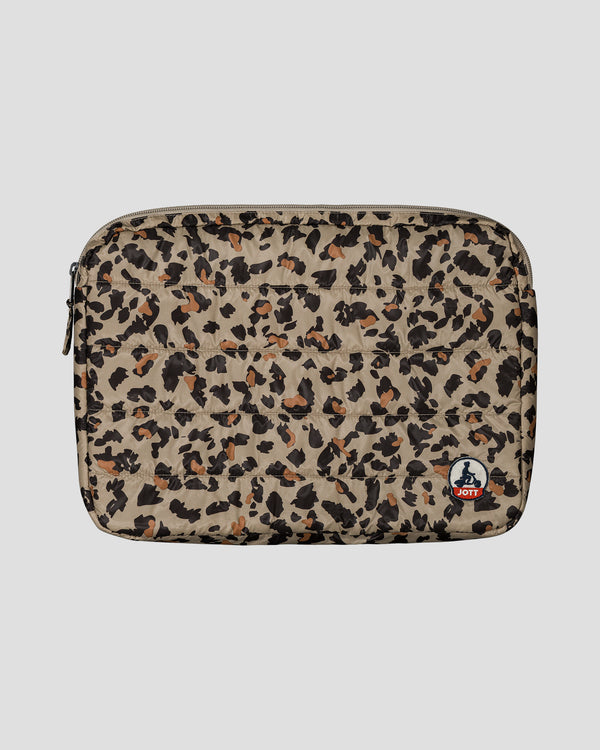 Jott Housse D'ordinateur Leopard Beige Hateya Print