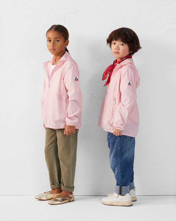 Jott Imperméable Enfant Paquetable Rose Pêche Arran