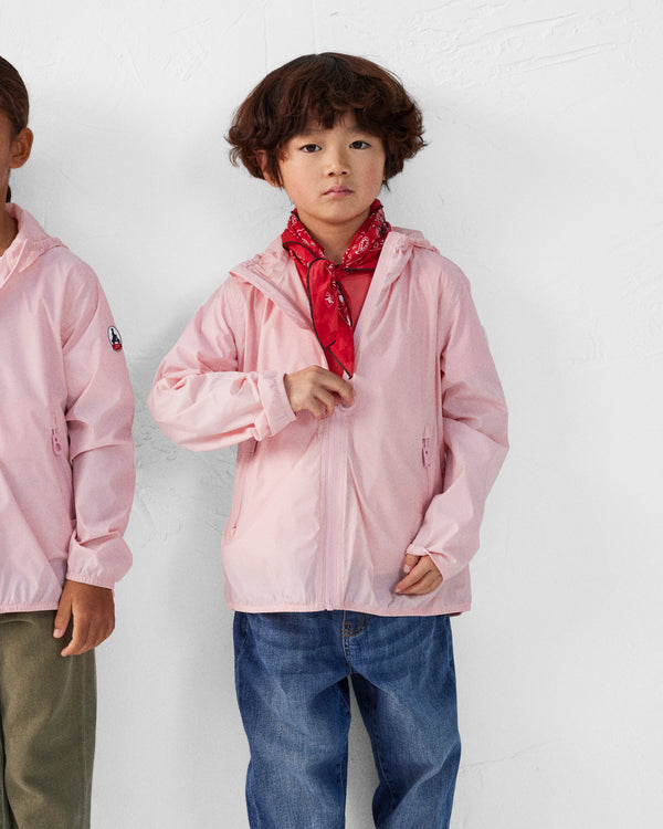 Jott Imperméable Enfant Paquetable Rose Pêche Arran