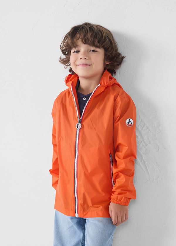 Jott Imperméable Enfant Paquetable Rouge Feu Corrie