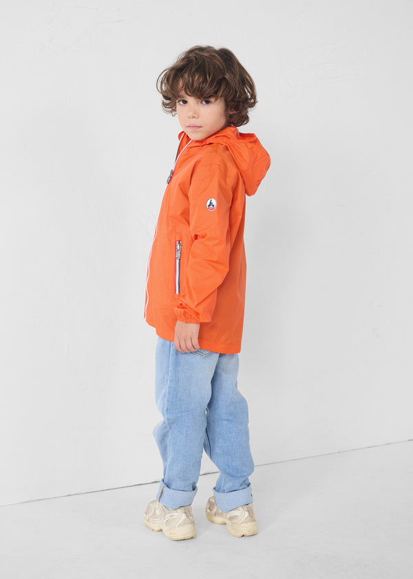 Jott Imperméable Enfant Paquetable Rouge Feu Corrie