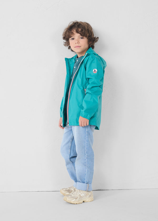 jott Imperméable enfant paquetable Vert persan Corrie